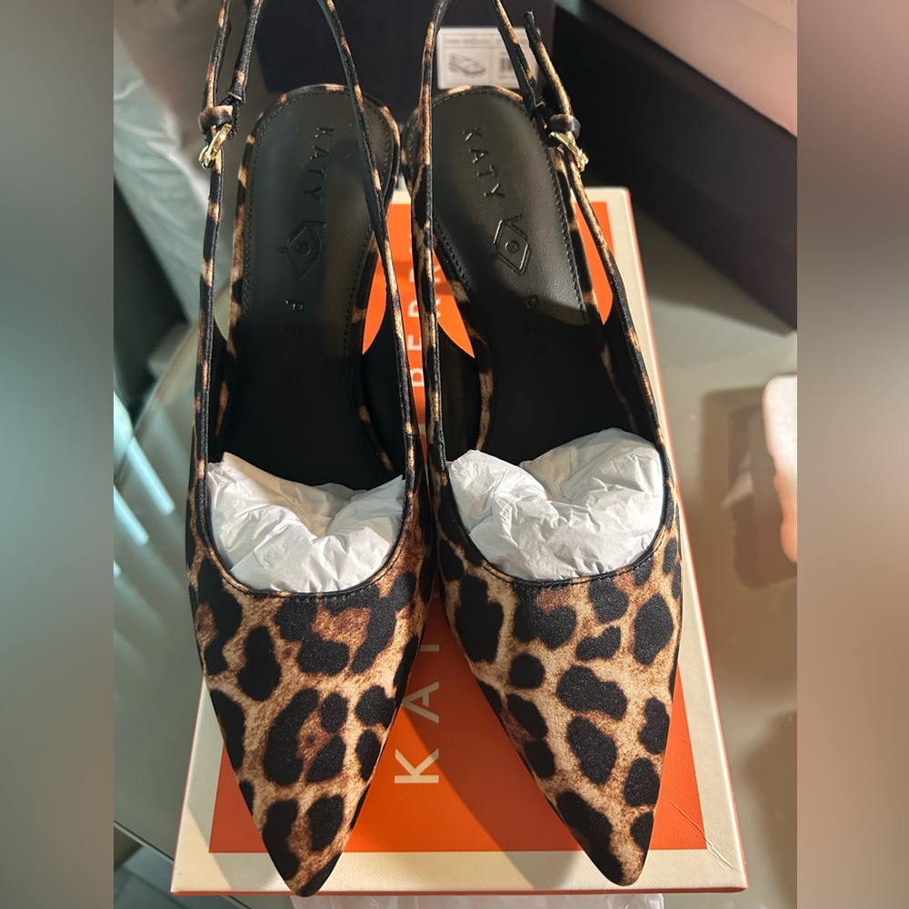 SOLD Katy Perry Collections Leopard Print Heels